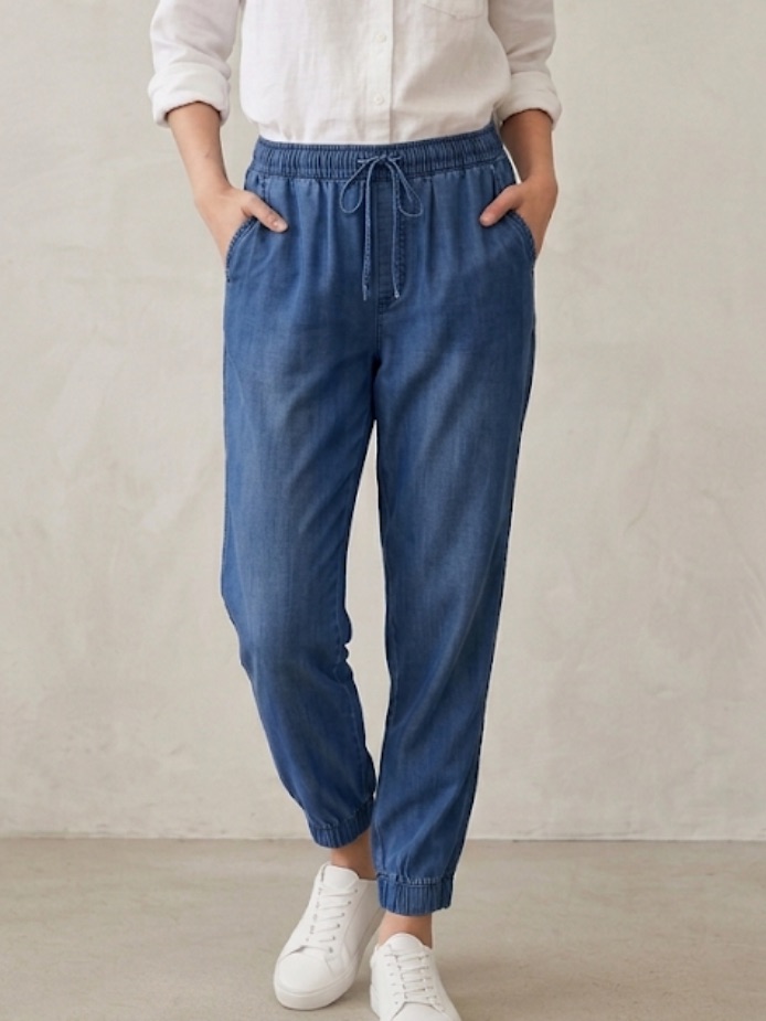 Nine West Jeans The Easy Jogger 100% Lyocell Pants L
